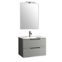 composicion bano 4 piezas solmira gris en mdf