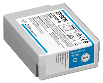 SJIC42P-C Ink cartridge for ColorWorks C4000e (Cyan)