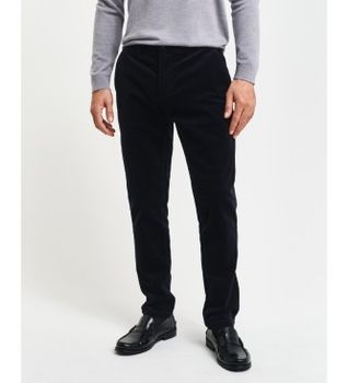 Gant para hombre. 1505319 Pantalón Chino Slim Fit De Pana marino (31/32), Casual, Algodón
