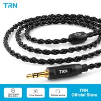 trn-cable de cobre de alta pureza para auriculares cable a3 de 6 nucleos con 35mm mmcx2pintrn v90 v30 v80 trn mt1 vx pro