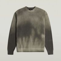 g-star raw jersey d28576-c868 sunfaded loose r knit-273 turf para hombre