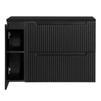 Mueble De Baño Bajo Lavabo Newport 100x60x40 Cm - Negro