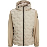 jack  jones abrigo 12254548 jcoheat hybrid jacket noos crockery para hombre