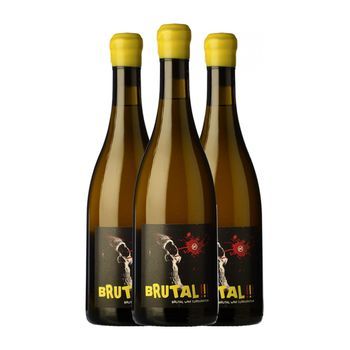 Microbio Vino Blanco Brutal Brut Crianza 75 Cl 13.5% Vol. (pack De 3 Unidades)