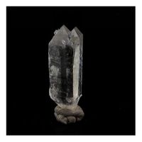 cuarzo - natural pierre de francia la gardette mine bourg doisans isere  1446 ct - certificado de autenticidad incluido  26 x 9 x 7 mm