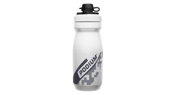 Botella de agua camelbak podium dirt series de 620 ml  color blanco