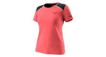 Maillot de mujer dynafit sky pink de manga corta