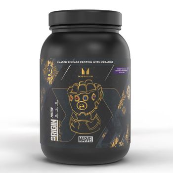 Origin Protein – Iron Man – Tarta Red Velvet | MARVEL - 25raciones - MARVEL Thanos - Blueberry Muffin