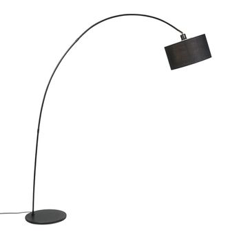 Lámpara de arco moderna negra bombilla wifi e27 a60