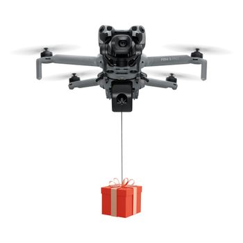 Sistema Airdrop de 12KM para DJI Mini 5 Pro, accesorios para drones, lanzador, dispositivo de transporte de gotero de carga útil para DJI RC 2/RC N3