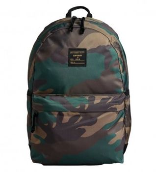 Superdry para mujer. W9110339A Mochila Estampada Montana camuflaje (OSFA), Casual, Poliéster