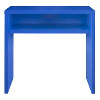 consola tablero laminado 3cm azul prusia 80x30cm