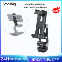 soporte de telefono de metal smallrig con soporte de zapata fria para telefono dji rs 3 rs 3 pro rs 3 mini rs 4prors 4 w zapata fria 4382
