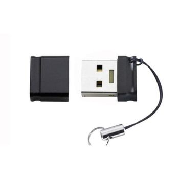 Memoria USB Intenso Slim Line 128 GB USB 3.2 Gen 1 Negro con Tapa