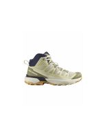 zapatillas de montana salomon x ultra 360 edge mid gtx hombre almond milk  aloe  maritime blue