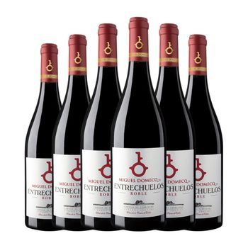 Entrechuelos Vino Tinto Vino Roble 75 Cl 14% Vol. (pack De 6 Unidades)