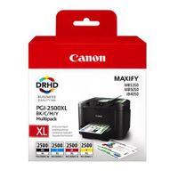 canon pgi-2500xl bkcmy original high capacity multipack ink cartridge