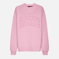 rotate sunday heavy crewneck cotton-jersey sweatshirt - s