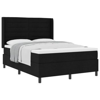 Cama Tapizada 193x140x128 Cm  - Negro