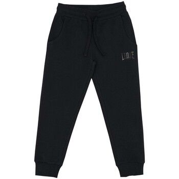 Leone 1947 Pantalón chandal Girl Sweatpants Balck Girl para niña