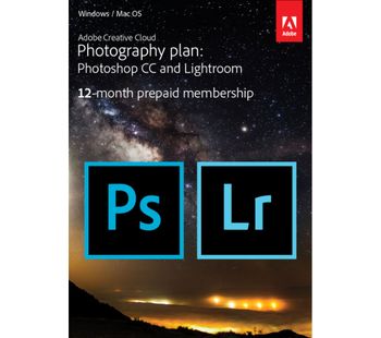 ADOBE Creative Cloud Photography Plan, Red