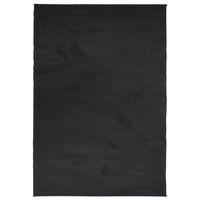 alfombra de pelo corto oviedo negro 140x200 cm vidaxl