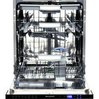 sharp qw-gd52i472x full-size integrated dishwasher