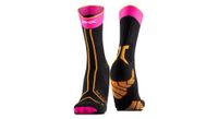 calcetines x socks trailrun terraskin expert crew negro rosa