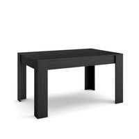 mesa comedor mesa fija cocina y salon 140x90x76 cm para 6 comensales muebles comedor estilo moderno negro