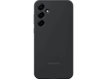 Funda móvil - Samsung, Para Galaxy A55 5G, Trasera, Silicona, Negro