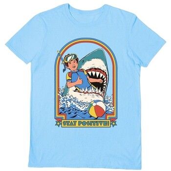Steven Rhodes Camiseta manga larga Stay Positive para mujer