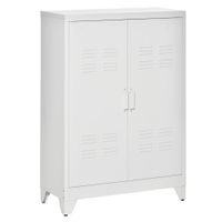 aparador 75x33x110 cm blanco