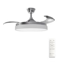 origial airbliss ceiling retractable 25win ventilador de techo con aspas retractiles 25w inox