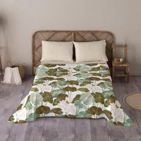 naturals - juego de sabanas estampadas 4 piezas cama 180 - algodon - nufar