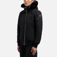 moose knuckles ballistic cotton-blend bomber jacket - xl