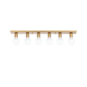 Lámpara De Techo Mirro-12227 Oro Metal 91x10x10 Cm
