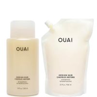 ouai medium shampoo and refill bundle