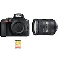 nikon d5600  af-s 18-200mm f35-56g ed vr ii dx  64gb tarjeta sd
