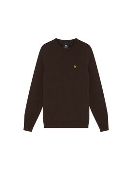 Sudadera Lyle&Scott V1-Crew Lambswool azul Hombre