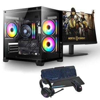 PC Racing AMD Ryzen 7 8700G/32GB/1TB + 1TB SSD/RTX 3060 + Monitor 24