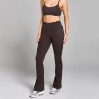 mallas acampanadas tempo petite para mujer de mp - cafe - xl