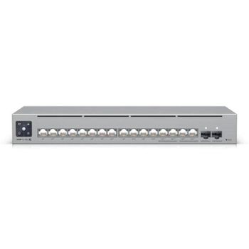 Switch Ubiquiti USW-Pro-Max-16-PoE 16x Gigabit 2x SFP+ L3 Rack PoE 30W Acero