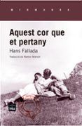 aquest cor que et pertany