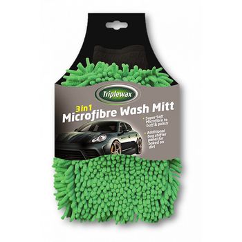 Triplewax 3 in 1 Microfibre Wash Mitt