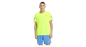 Camiseta de manga corta adidas adi365 climacool amarilla para hombre