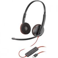 plantronics blackwire c3220 auriculares usb-c negros