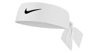 cinta para la cabeza nike dri fit head tie 4 0 blanco