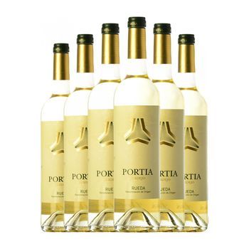 Portia Vino Blanco Rueda Joven 75 Cl 13% Vol. (pack De 6 Unidades)