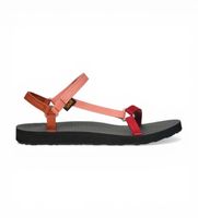 teva para mujer 1150110 sandalias original universal slim naranja 37 plano velcro casual
