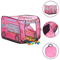 tienda de juegos para ninos con 250 bolas rosa 70x112x70 cm vidaxl